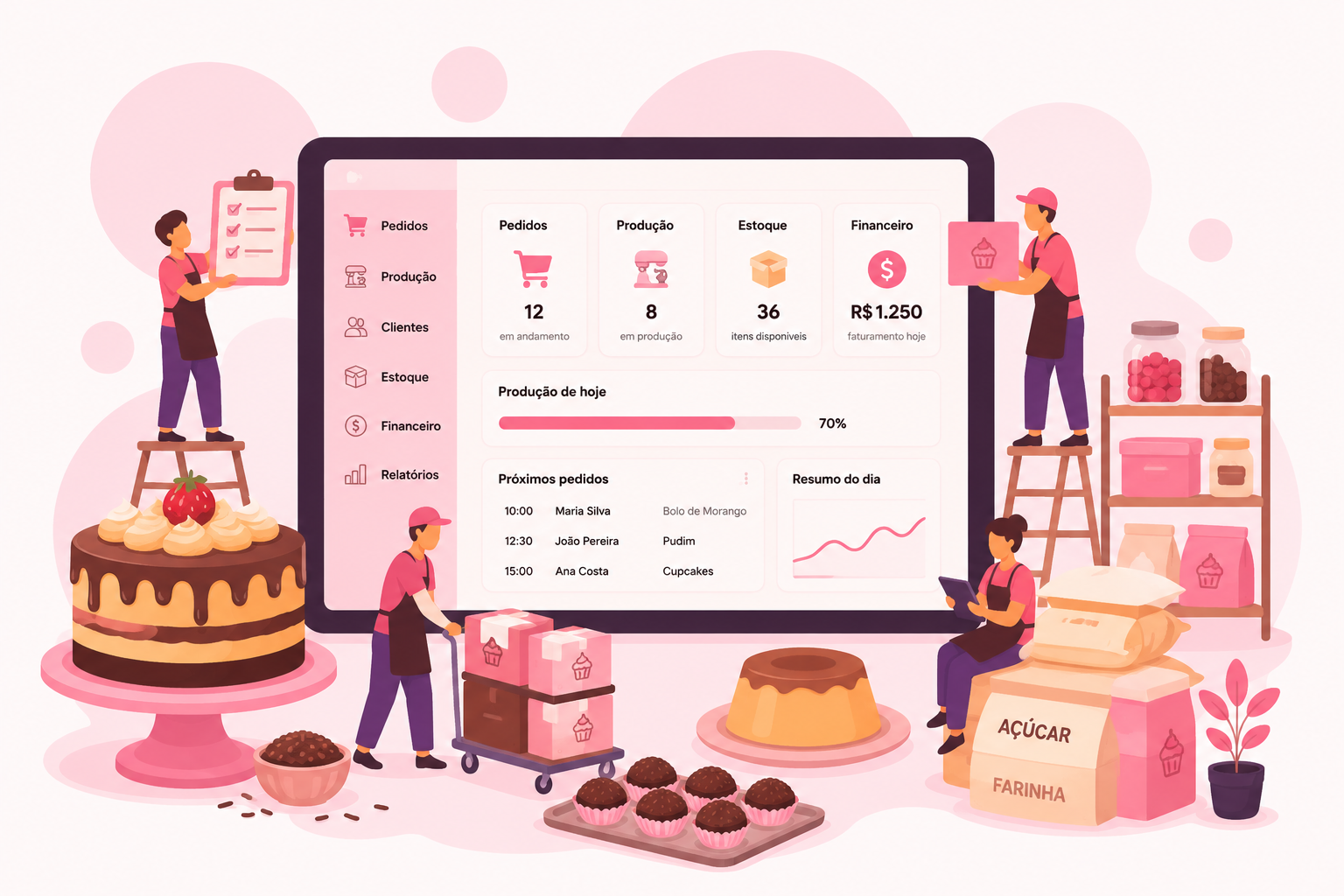 Confeitai ilustração